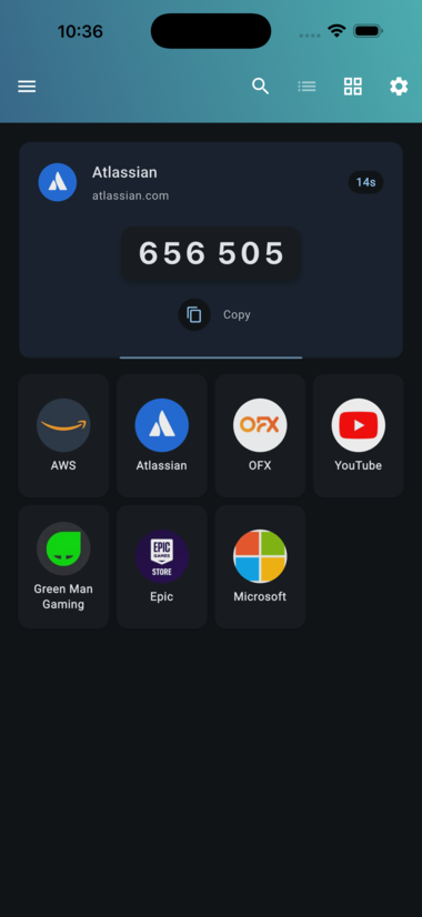 Authn8 Mobile App - Screenshot 2